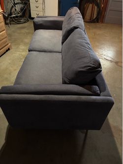 Blue/Gray Refurbished Couch 79in Long & 39.5in wide