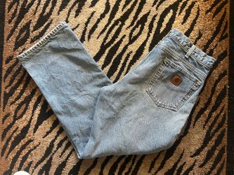 Carhartt Vintage Blue Denim Jeans 34x30