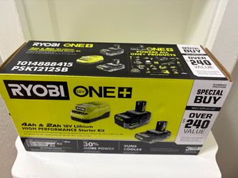 Brand new ryobi battery starter kit