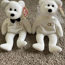 Bride & Groom Wedding Beanie Babies (Mr & Mrs)