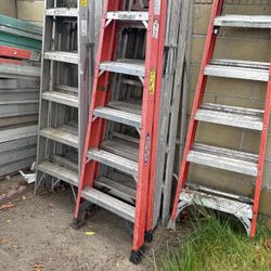 Escaleras de seis pies 45 cada una