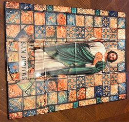 San Judas made of tile