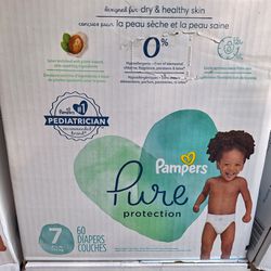 Pampers Pure Size 7. $30