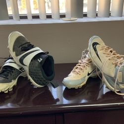 Nike Baseball Cleats Shoes Size 7 Size 5Y