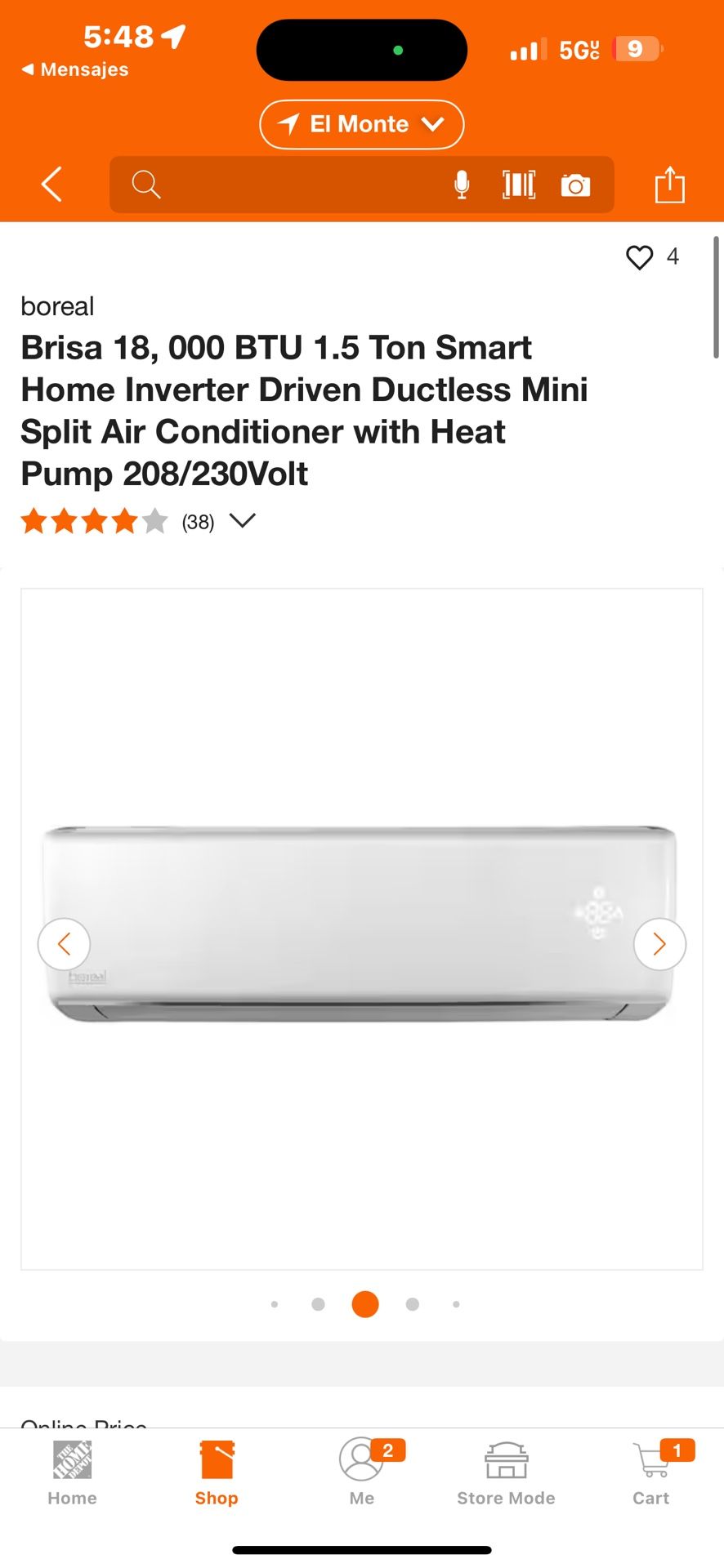 boreal Air Conditioning boreal 3RS18HP ply 208/23 it eight