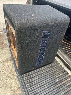 Kicker speaker box for L5L7 12