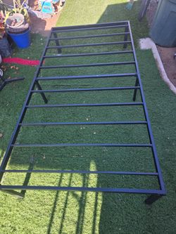 Twin size metal bed frame