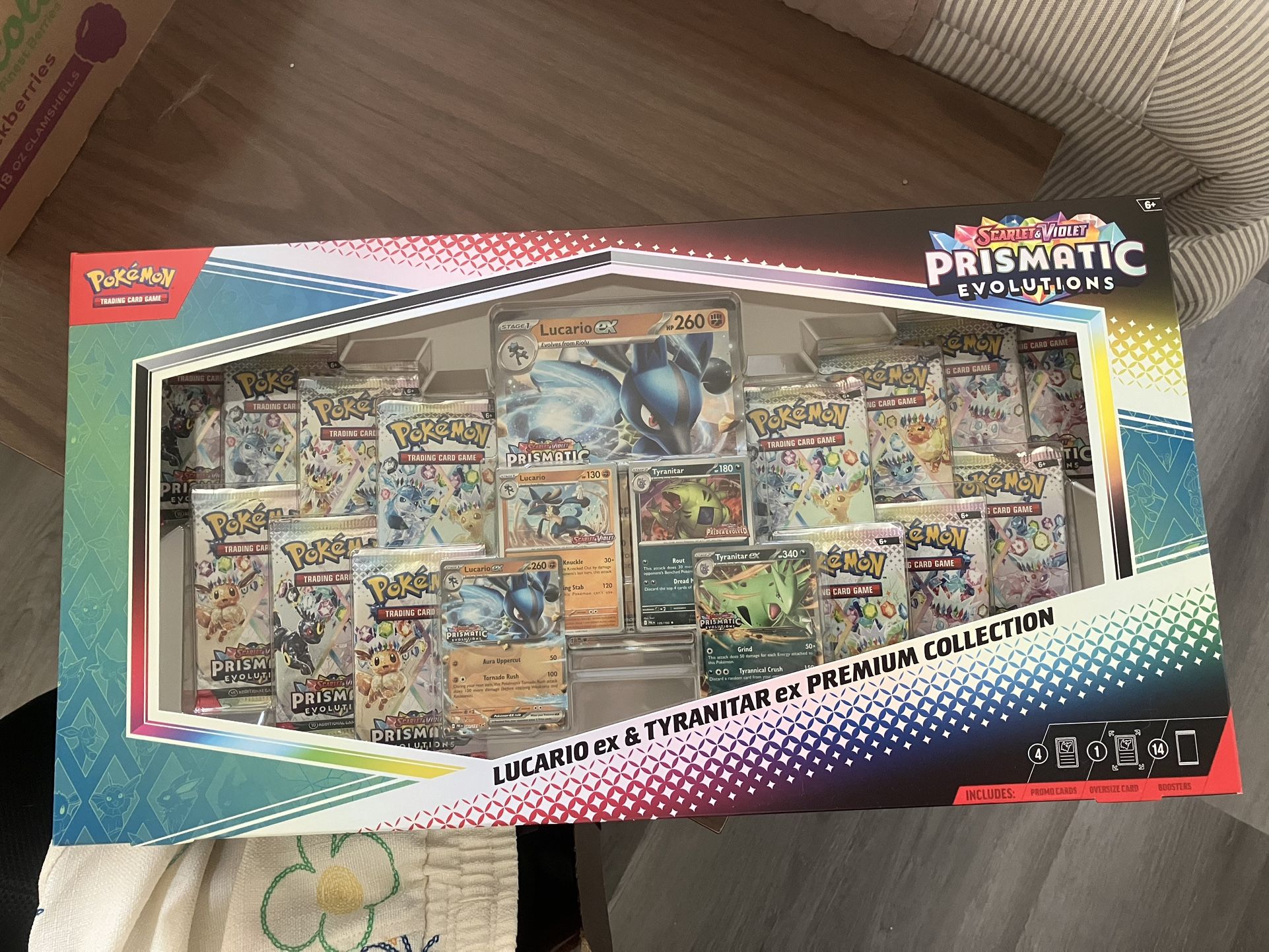 Pokemon Lucario Ex & Tyranitar Ex Premium Collection