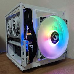 Custom White Gaming PC Computer Desktop Intel 11400f, Nvidia 3060, 16GB DDR4, Thermaltake, Zotac, Cooler Master, G.Skill, PS5, Xbox, PS4