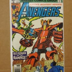 THE AVENGERS #198 August 1980 MARVEL COMICS Red Ronan On The Rampage Comic Book 