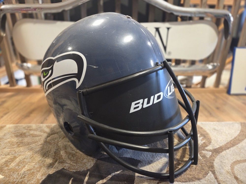 Large Oversized Seahawks Helmet Bud Light Advertising