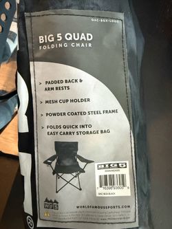 Two folding chairs