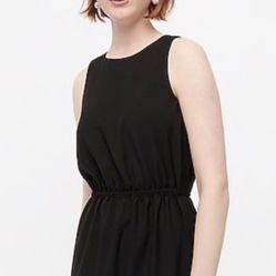 J. Crew Little Black Dress With Button-Back