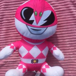 Toy Factory Sabans POWER RANGERS PINK Plush Doll 10" Hasbro Stuffed Character 