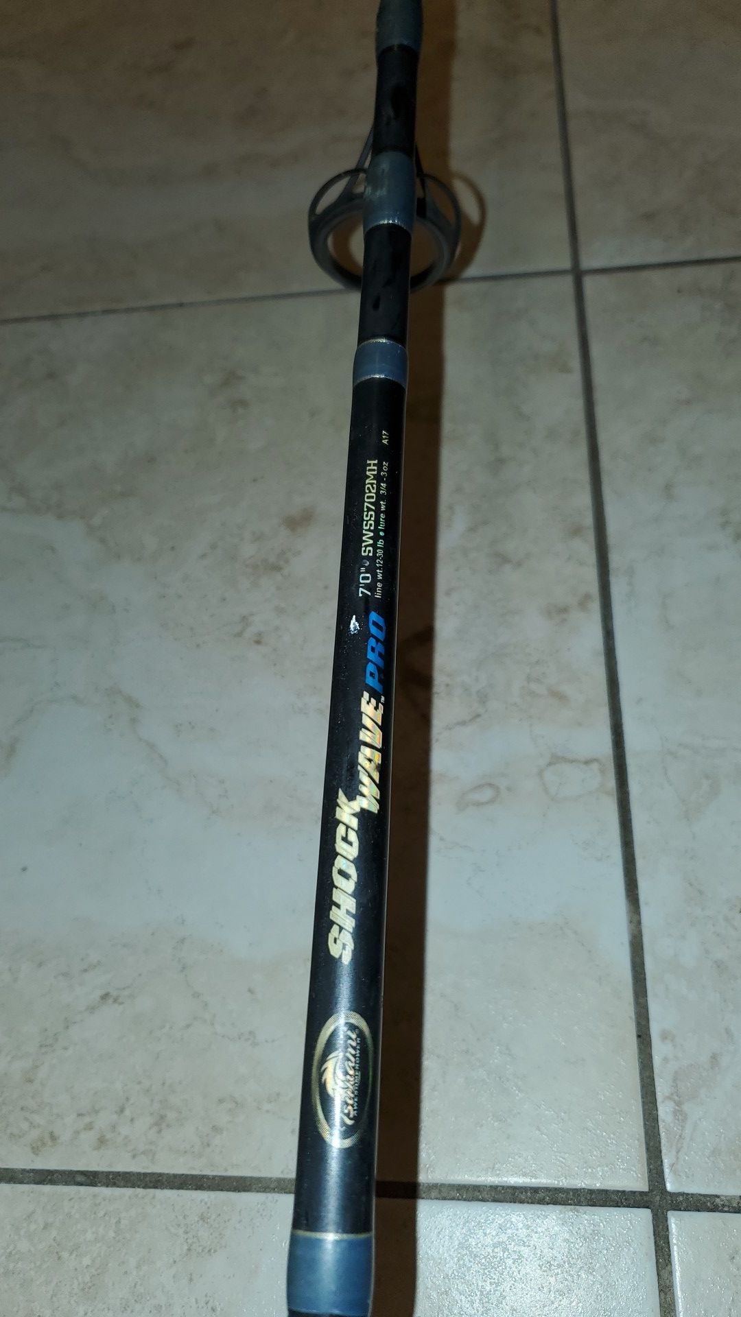 Okuma Avenger AV 80b Fishing Reel Tsunami Shockwave Pro 7' rod pole for