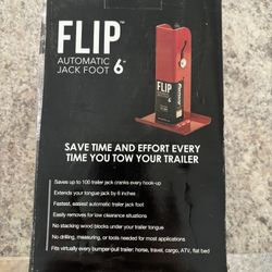 Flip Automatic Jack Foot 6”