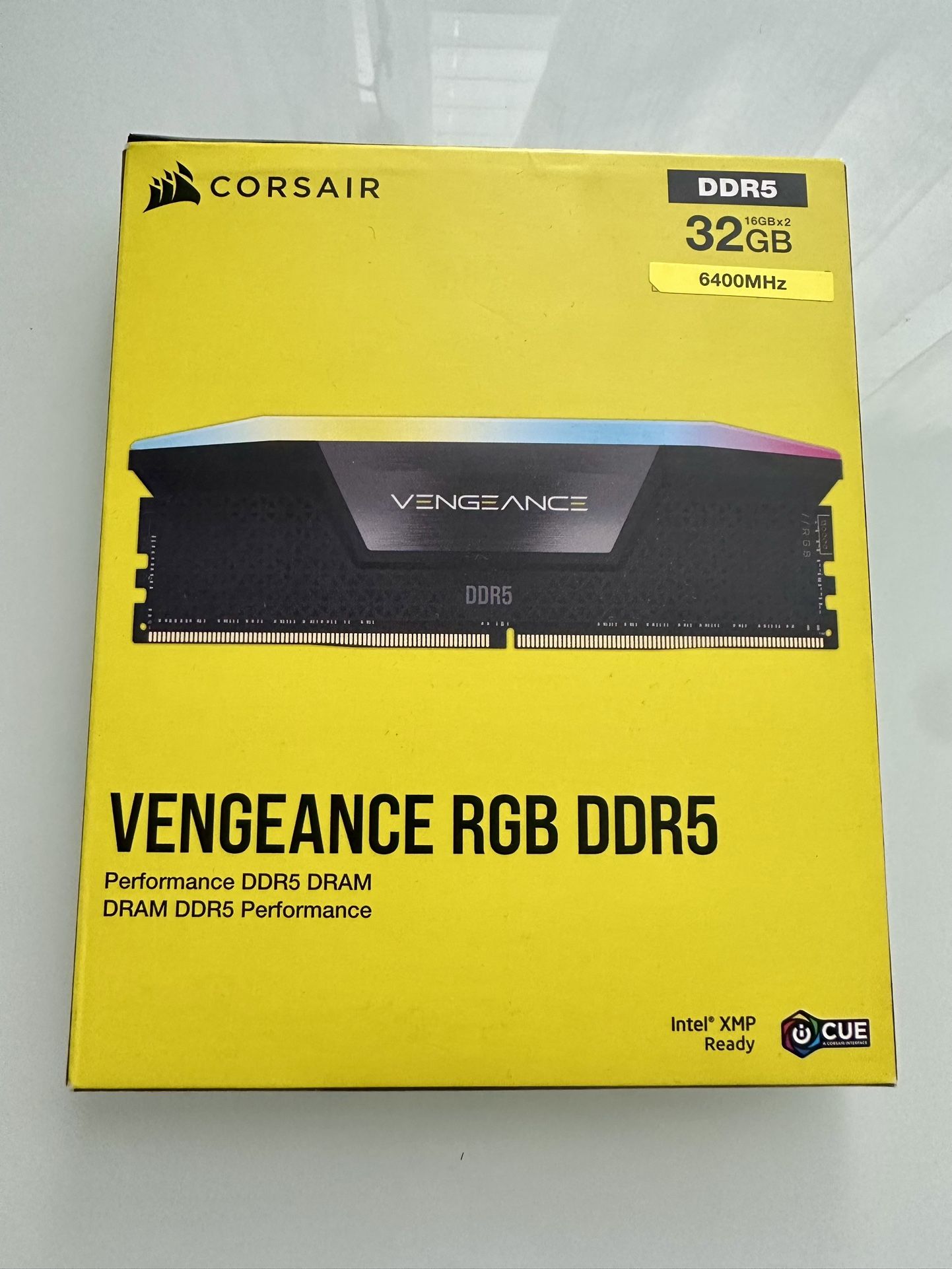 💻 Corsair Vengeance RGB DDR5 32GB (2x16GB) 6400MHz – BRAND NEW 🔥