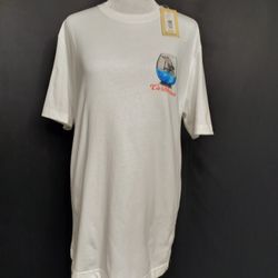 Mens White Caribbean Tee Shirt With Tags (Size Small)