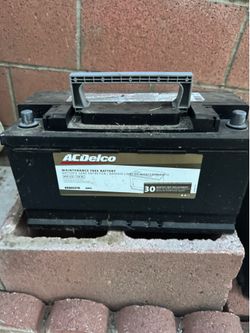 Set of 2 car battery