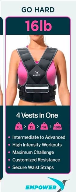 Weight vest 16lb