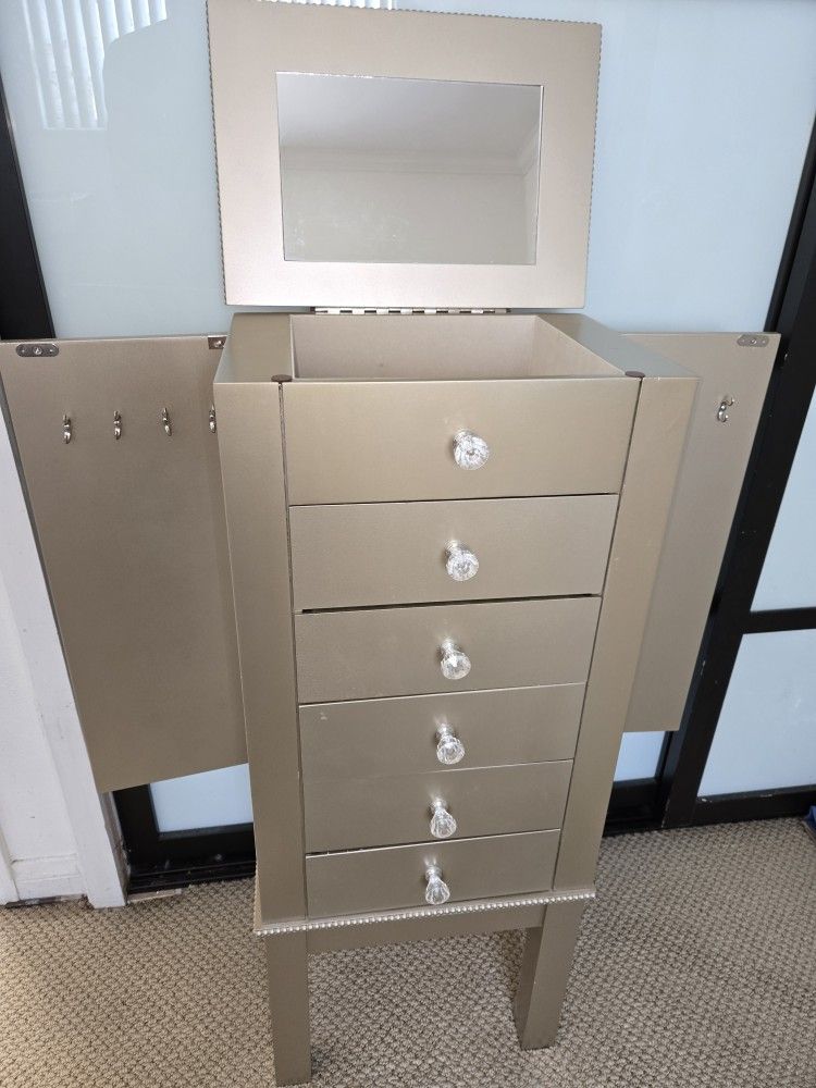 Hives & Honey Kimberly 5 Drawer Jewelry Armoire