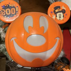 Disney mickey mouse pumpkin bucket