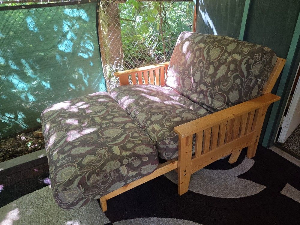 Twin Size Versatile Futon Chair And  Bed