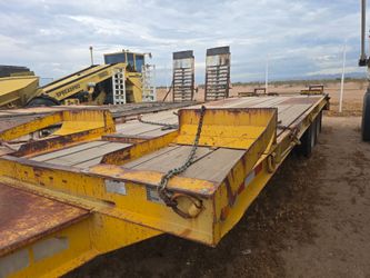 30k lb equipment trailer