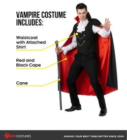 Halloween Costumes Cool Dracula Vampire Costume