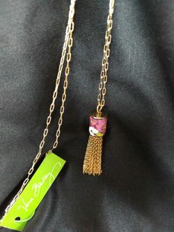 Vera bradley tassel necklace