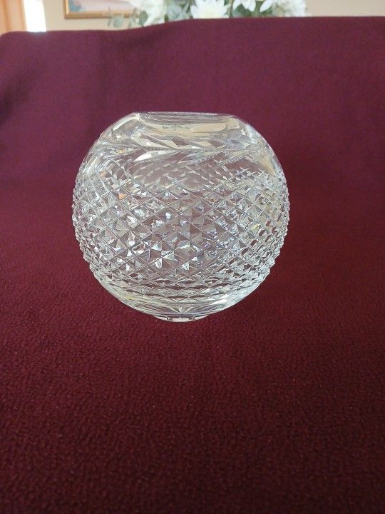 Waterford "Glandore" Crystal Rose Bowl
