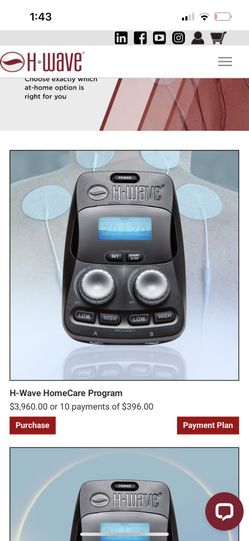 h wave electro therapy machine
