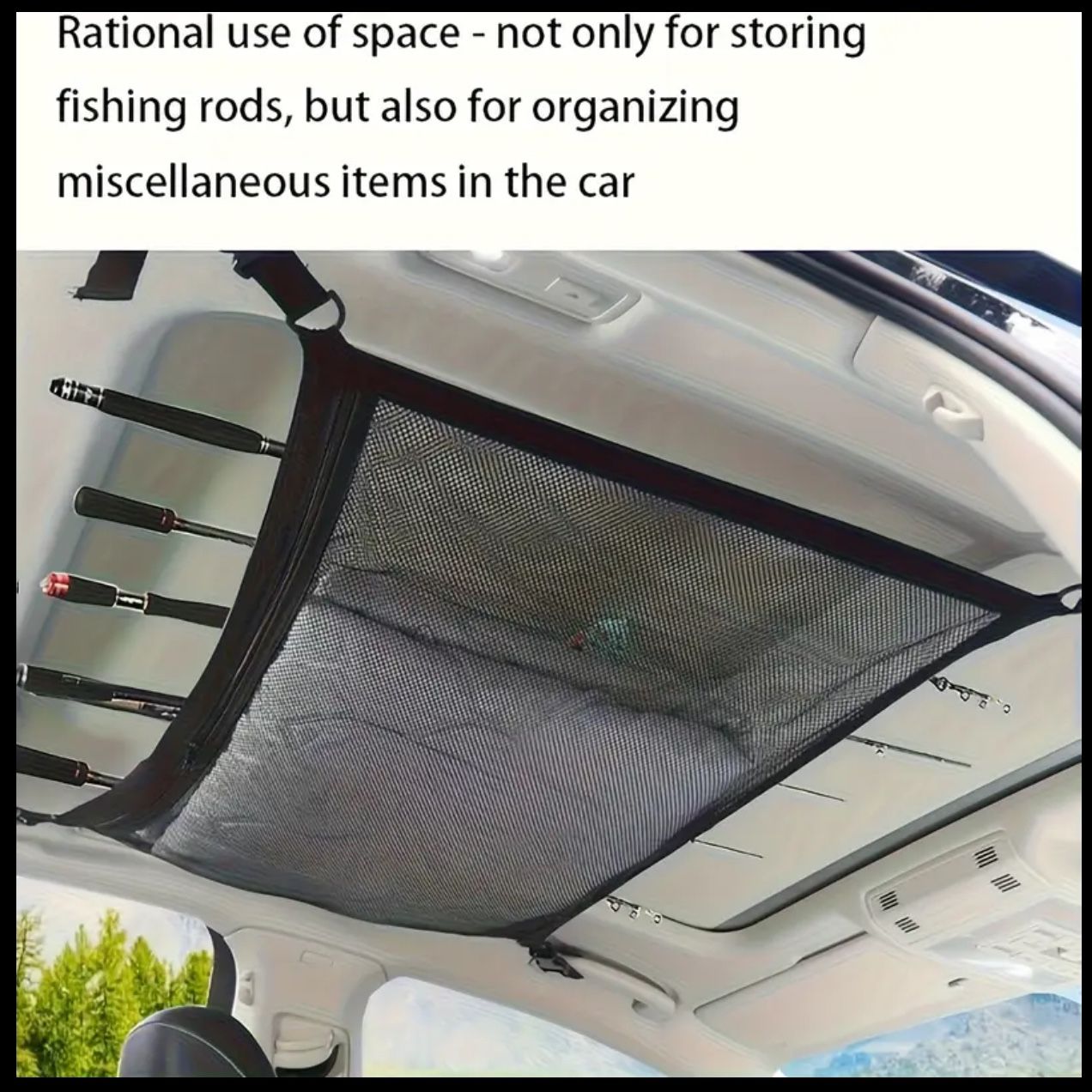 Brand New Car Ceiling Cargo Net