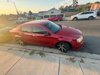 Red dodge avenger 2012 2.4 cyl