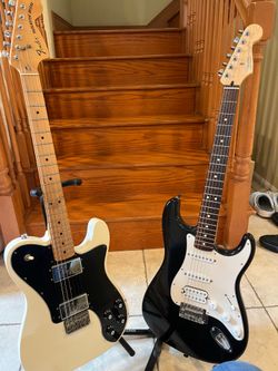 Fender MIM FSR 72 Deluxe Telecaster and MI Stratocaster