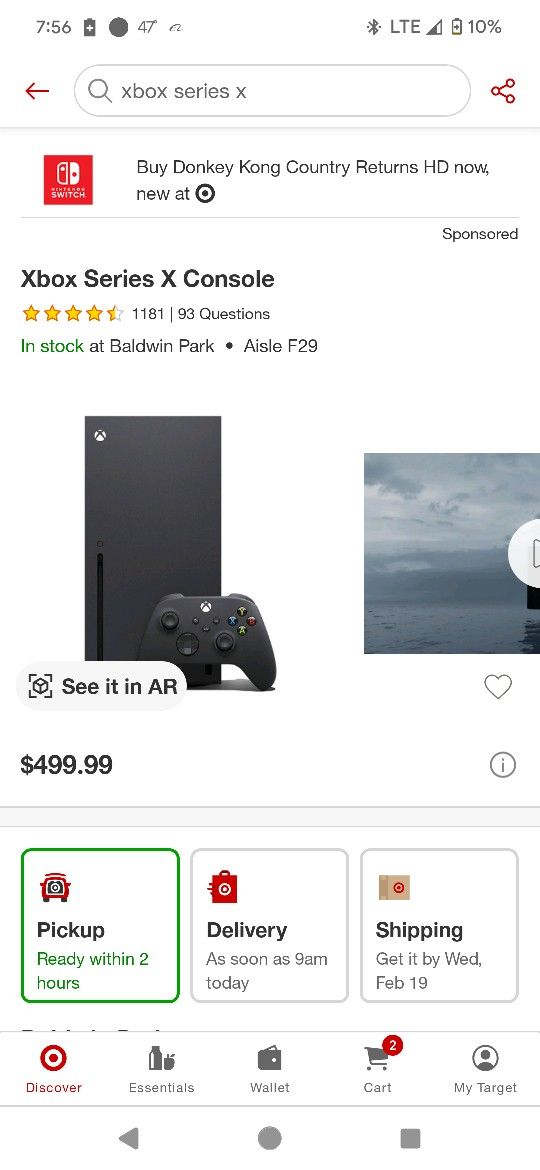 Microsoft Xbox Series X 1TB Video Game Console Black