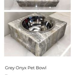 Real Stone Pet Bowls 