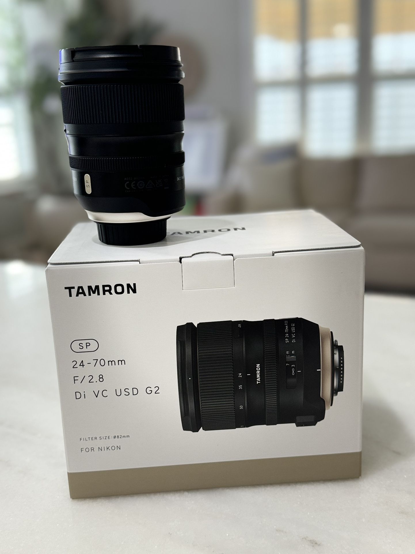 Tamron 24-70mm f/2.8 Di VC G2 USD SP Zoom Lens for Nikon