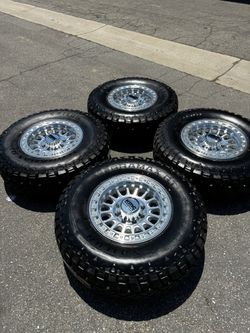 FINANCING AVAILABLE KMC KM552 IMS 8x170 18" Wheels With 37/12.50r18 Sailun Terramax R/T Tires Load E for SuperDuty