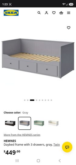 IKEA HEMNES Daybed Frame with 3 Drawers