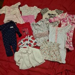 0-6 month girl cothes 11 pieces $6