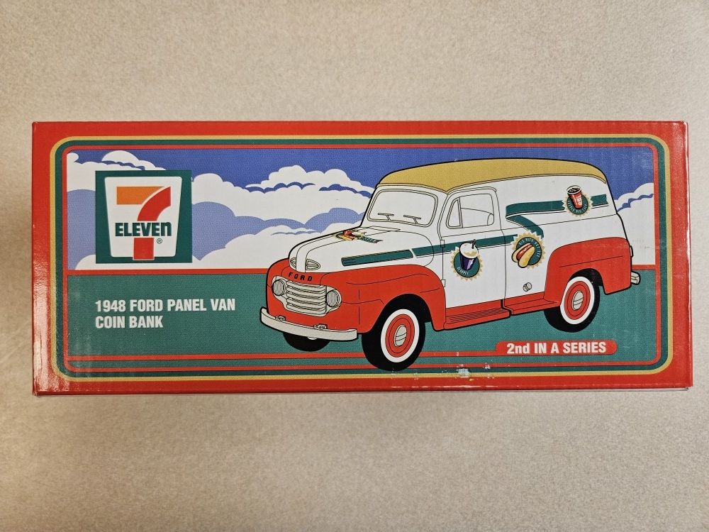 7 Eleven 1948 Ford Panel Truck Coin Bank limited Edition