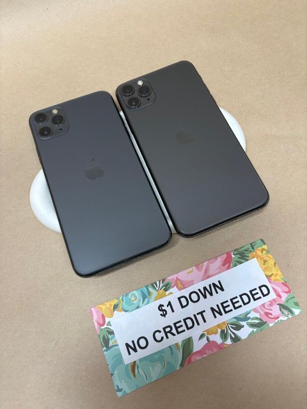 Apple IPhone 11 Pro Max - Only $1 Today Pay The Rest Later!
