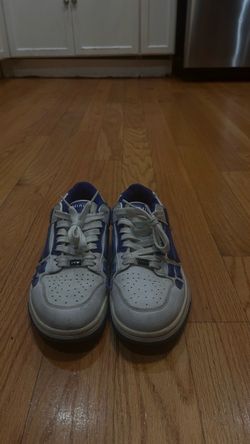Amiri Low-Top Sneakers White Blue