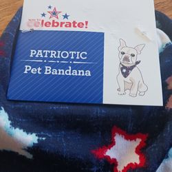 Patriotic Star Spangled Pet Bandana/Scarf 