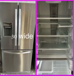 30 wide French door Refrigerator