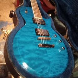 ESP LTD EC-200QM - See Thru Blue
