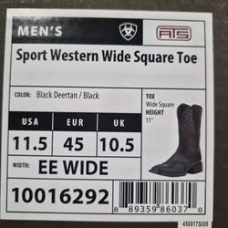 Ariat boots, new