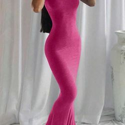 Pink Maxi Dress ! Size Small Has Stretch 