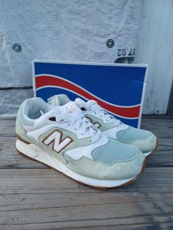 New Balance Pastel Collection Mint Suede Men's Sneakers Shoes Size 8